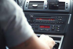 listening to car radio