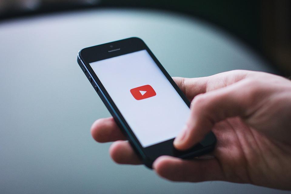 watching a video online