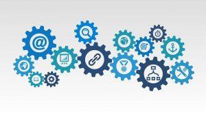 SEO graphic gears