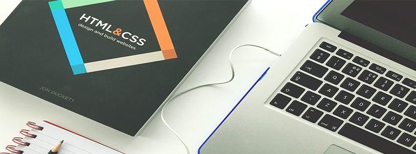 computer and instruction guide for CSS and HTML