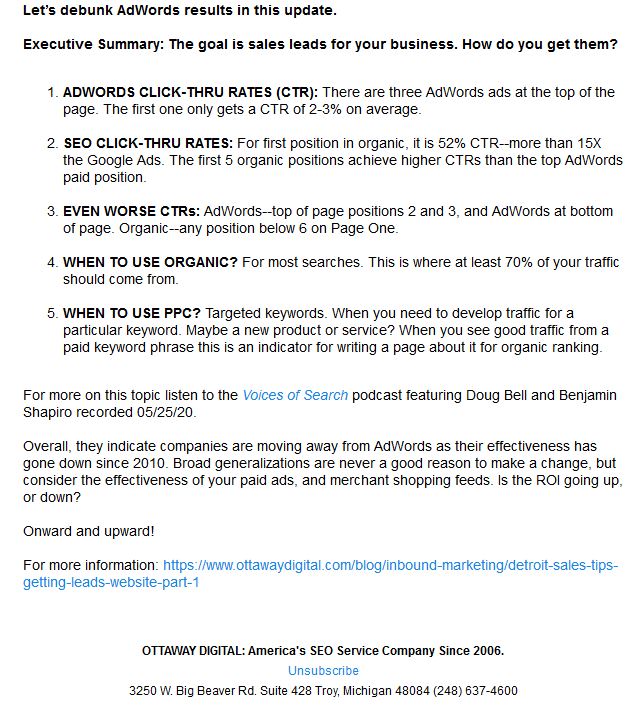Image of Ottaway Digital Newsletter